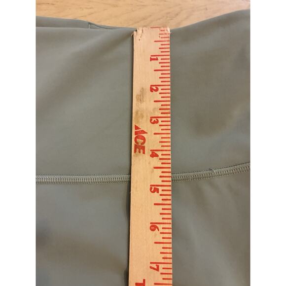 Lululemon Align High Rise Side Pockets Leggings Olive Army Green Soft Yoga Sz 10 - Picture 8 of 13